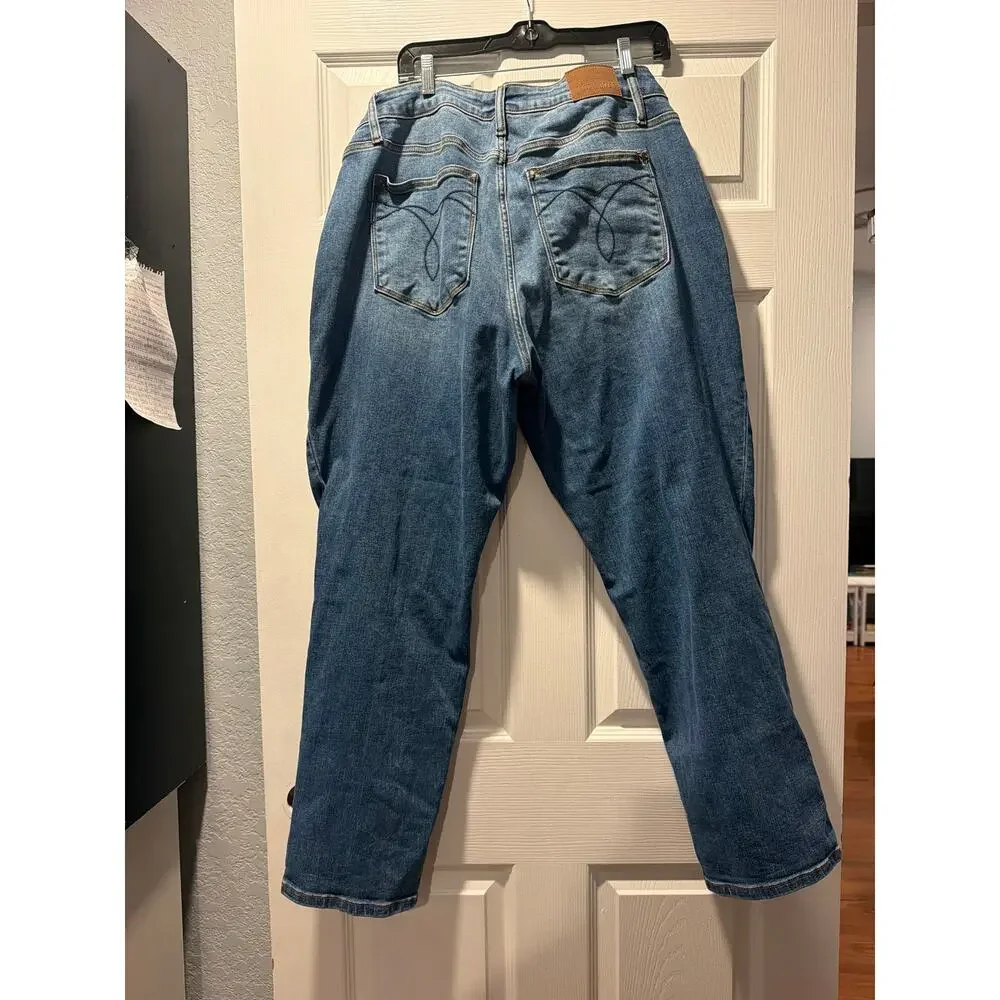 Judy Blue Boyfriend Fit Blue denim jeans SZ 16W